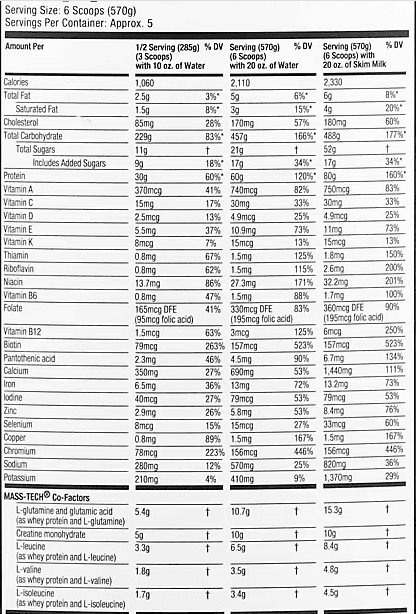 MuscleTech Mass-Tech Extreme 2000