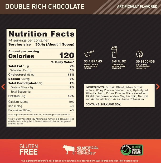 ON Gold Standard 100% Whey